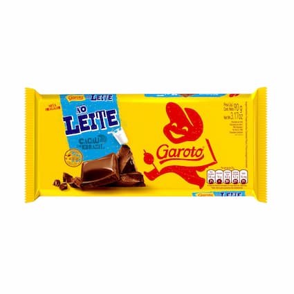 Chocolate GAROTO ao Leite 90g