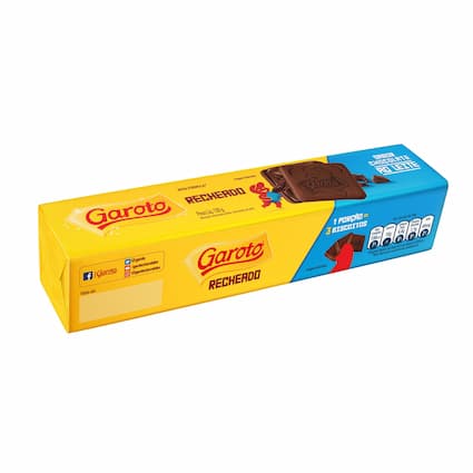 Biscoito Recheado GAROTO Chocolate 130g