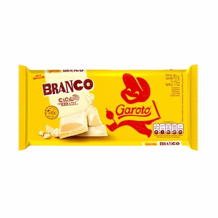 Chocolate GAROTO Branco 90g