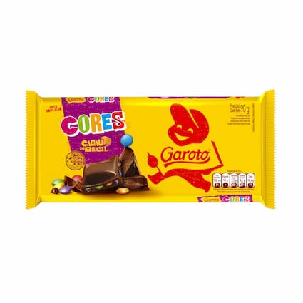 Chocolate GAROTO Cores 90g