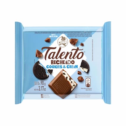 Chocolate GAROTO TALENTO Recheado Cookies 85g