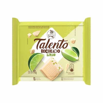 Chocolate GAROTO TABLETE TALENTO Recheado Torta de Limão 90g