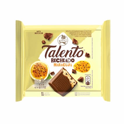 Chocolate GAROTO TALENTO Recheado Maracujá 85g