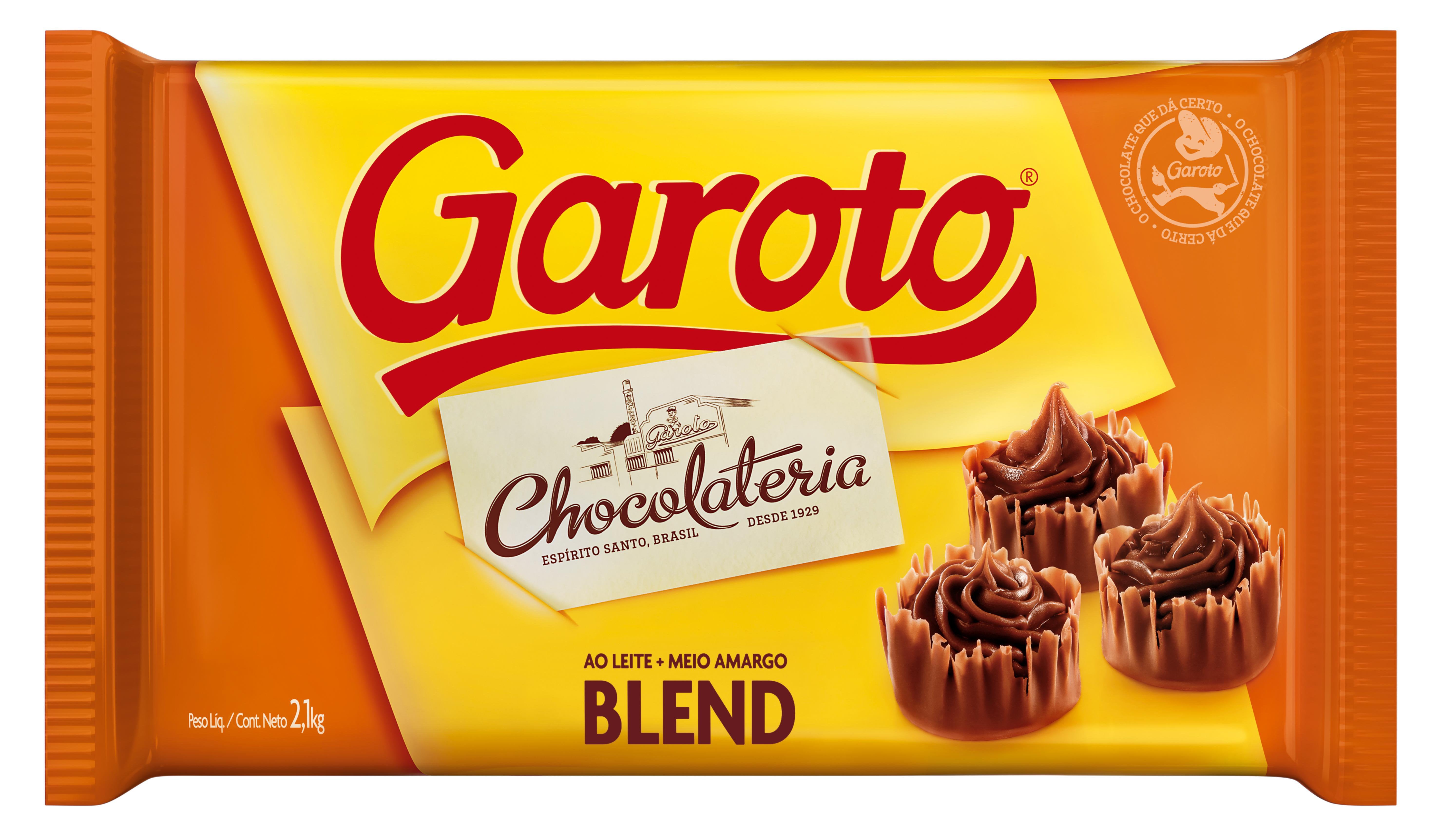 Chocolate para Cobertura GAROTO Blend 2,1kg