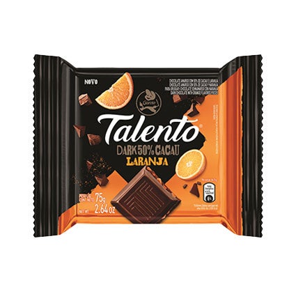 Chocolate GAROTO TALENTO Dark Laranja 75g