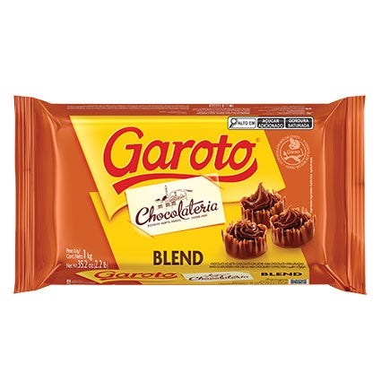 Barra de Chocolate Blend Garoto 1kg